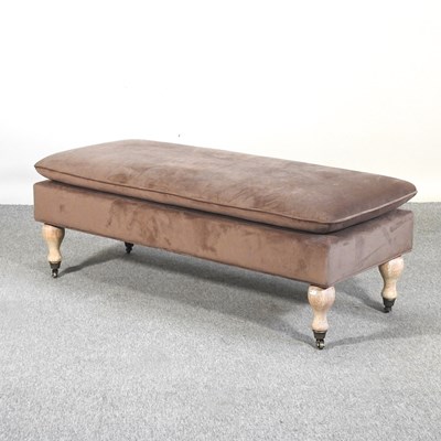 Lot 511 - A modern upholstered footstool