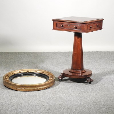 Lot 526 - A 19th century mahogany work table