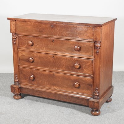 Lot 455 - A Victorian mahogany chest