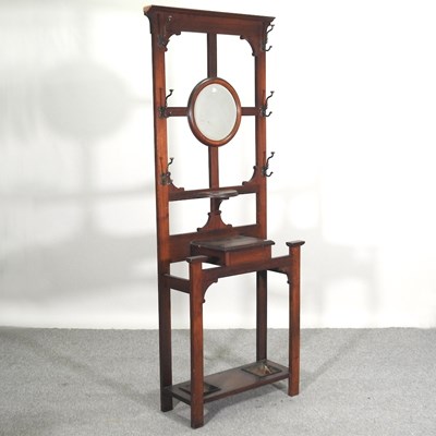 Lot 518 - An Edwardian hallstand