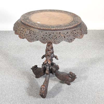 Lot 481 - A 19th century Anglo-Indian tripod table