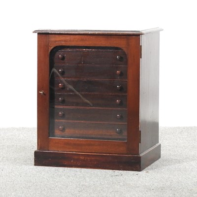 Lot 475 - A Victorian mahogany collector's chest