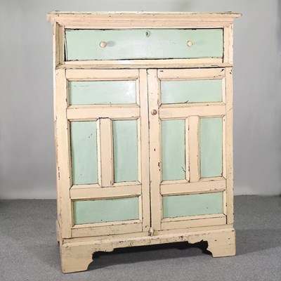 Lot 371 - A 19th century continental painted cabinet