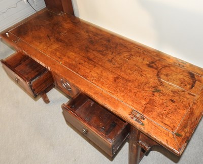 Lot 466 - A Chinese elm side table