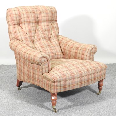 Lot 554 - A Victorian style armchair