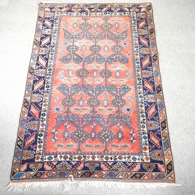 Lot 412 - A Turkish woollen rug