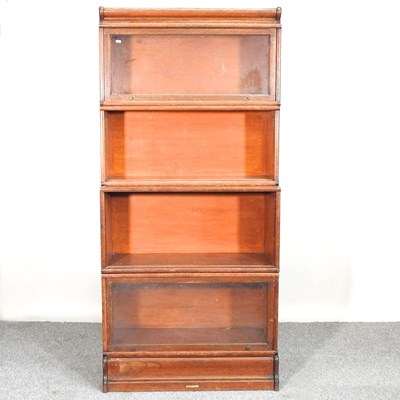 Lot 587 - A Globe Wernicke part sectional bookcase