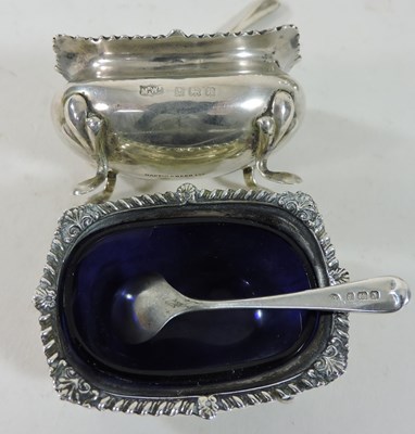 Lot 90 - A pair of silver mustards