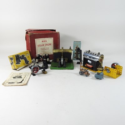 Lot 247 - A vintage model steam engine