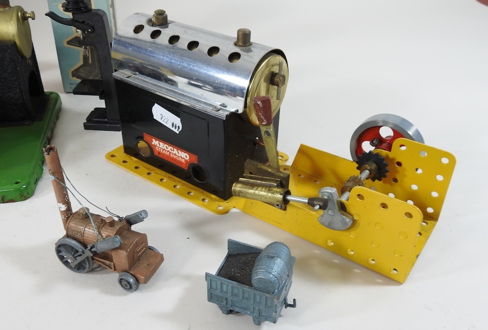 Lot 247 - A vintage model steam engine