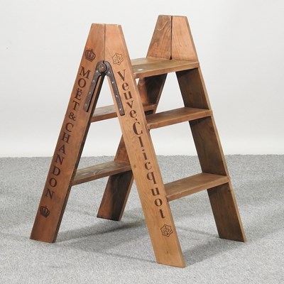 Lot 358 - A pair of wooden steps