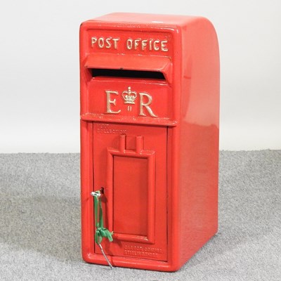 Lot 372 - A red post box