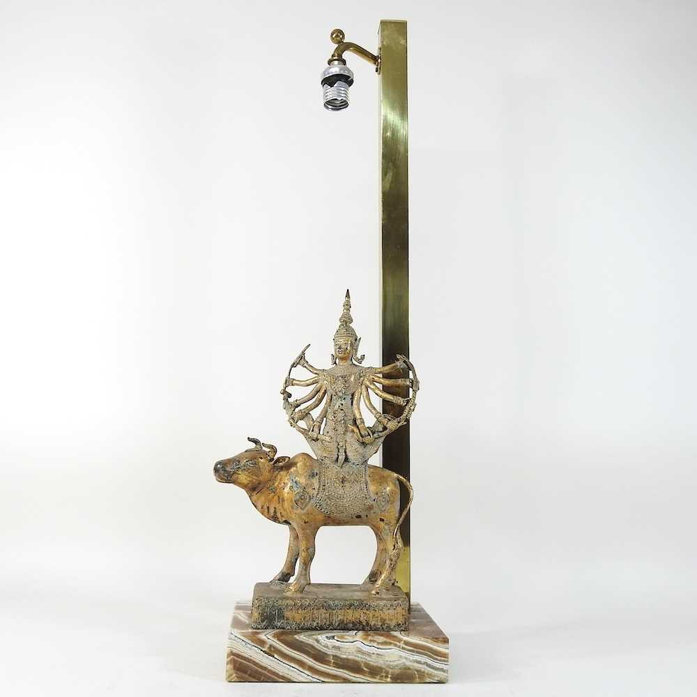 Lot 113 - An Indian table lamp