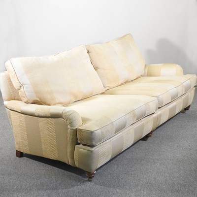 Lot 471 - A Duresta yellow sofa