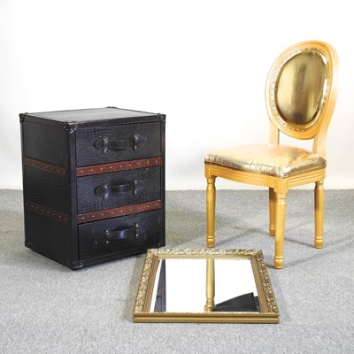 Lot 371 - A gilt painted chair