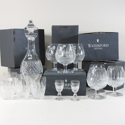 Lot 11 - A Waterford crystal Colleen pattern brandy decanter