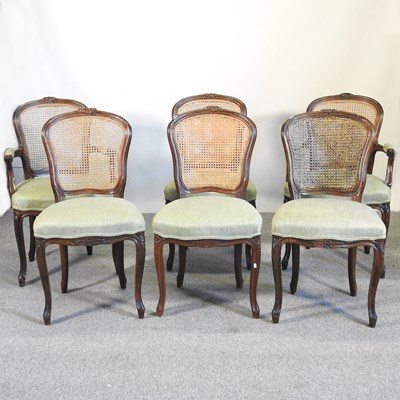 Lot 429 - A set of French dining chairs