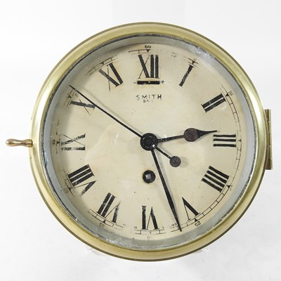 Lot 167 - An early 20th century Smiths naval clock