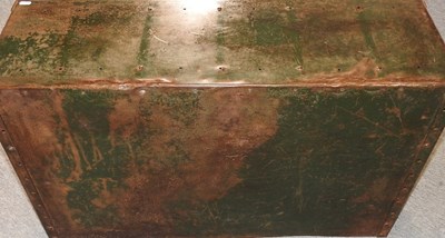 Lot 405 - A painted metal cabinet