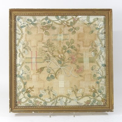 Lot 172 - A George III needlework sampler