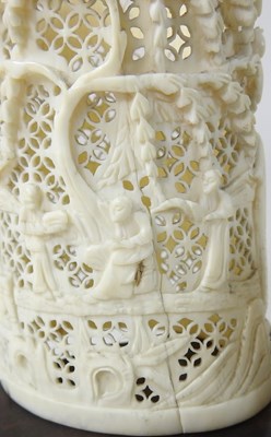Lot 50 - A late 19th century Japanese carved ivory figure