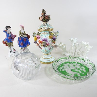 Lot 211 - A 19th century Coalbrookdale style pot pourri vase and cover