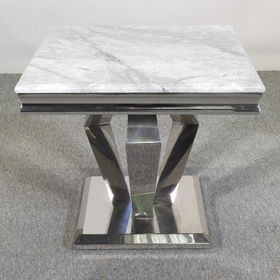 Lot 634 - A contemporary lamp table