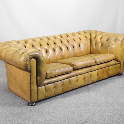 Lot 488 - A chesterfield sofa