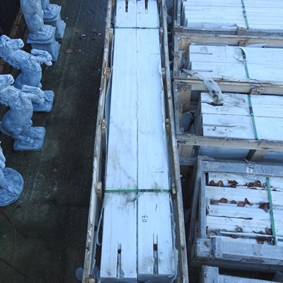 Lot 671 - Four marble columns