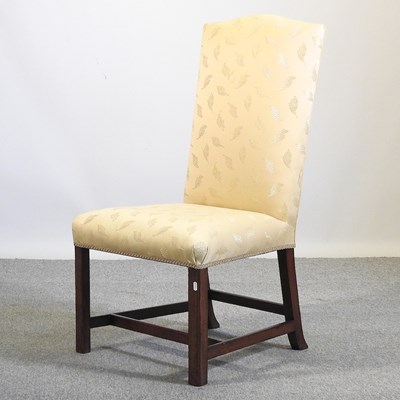 Lot 439 - A George III side chair
