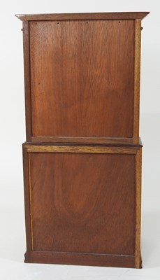 Lot 4 - A George I style walnut apprentice bureau cabinet