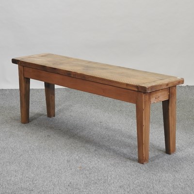 Lot 57 - A hand made pine bench