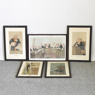 Lot 175 - A collection of five Spy prints