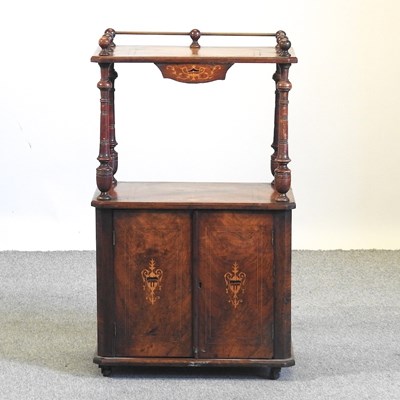 Lot 499 - A Victorian walnut whatnot
