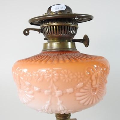 Lot 114 - A 19th century brass oil lamp base