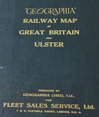 Lot 13 - A Geographia railway map