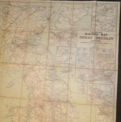 Lot 13 - A Geographia railway map