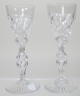 Lot 260 - A collection of cut glass drinking glasses