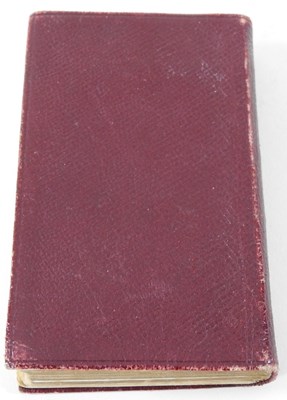 Lot 48 - A leather bound book of hymns
