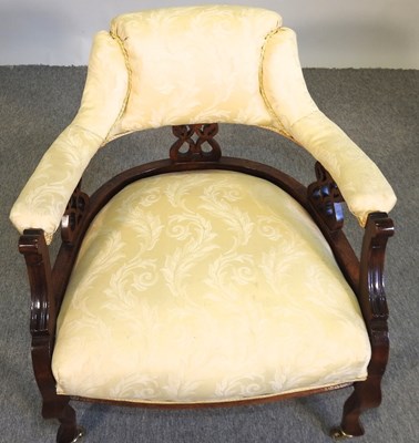 Lot 450 - An Edwardian armchair