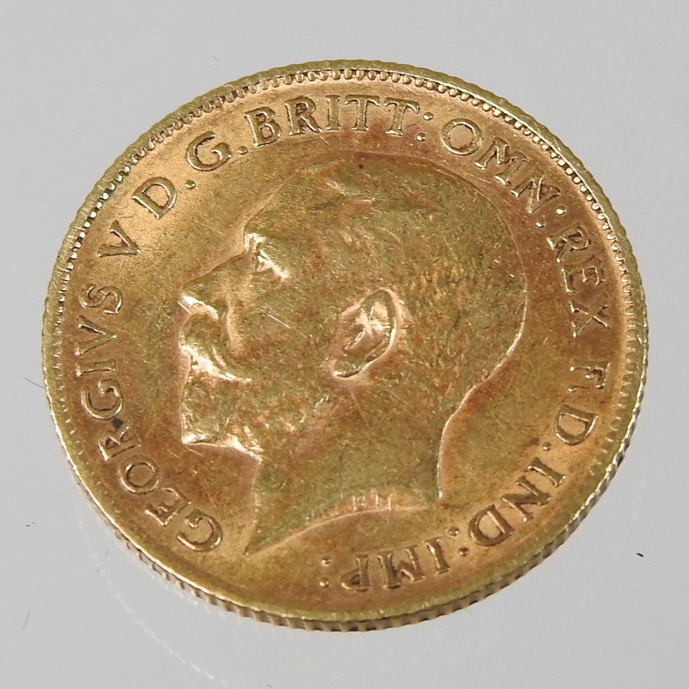 Lot 31 - A George V half sovereign