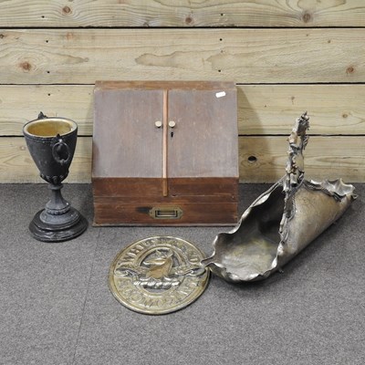 Lot 226 - A Whitbread brass advertising panel