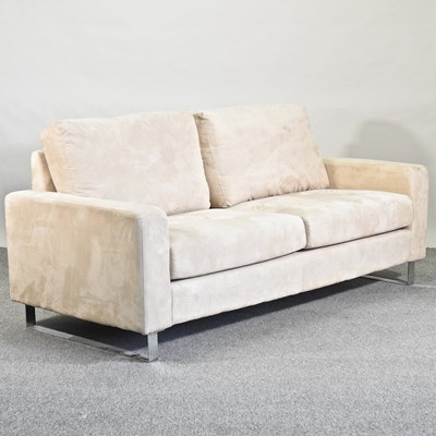 Lot 449 - A modern upholstered sofa