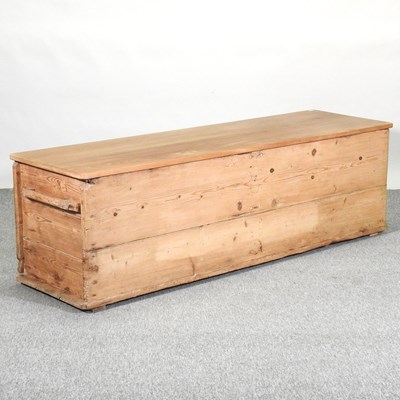 Lot 375 - An antique pine box