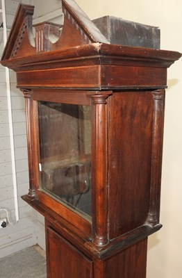 Lot 546 - An 19th century longcase clock case