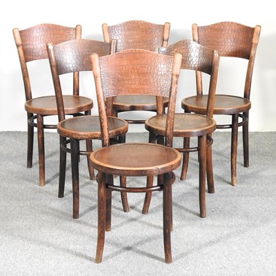Lot 497 - Six Thonet dining chairs