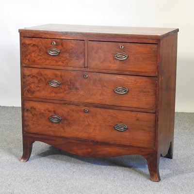 Lot 443 - A Regency mahogany chest