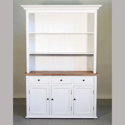 Lot 397 - An Asia Trading white painted dresser