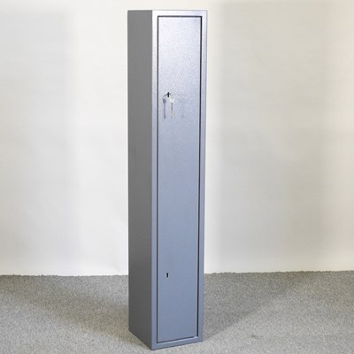 Lot 325 - A metal gun cabinet