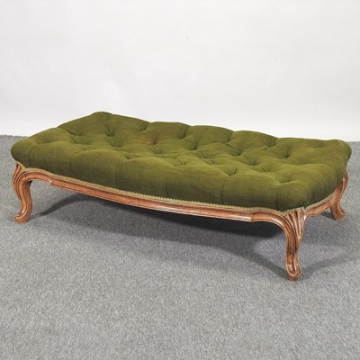 Lot 481 - A 19th century footstool